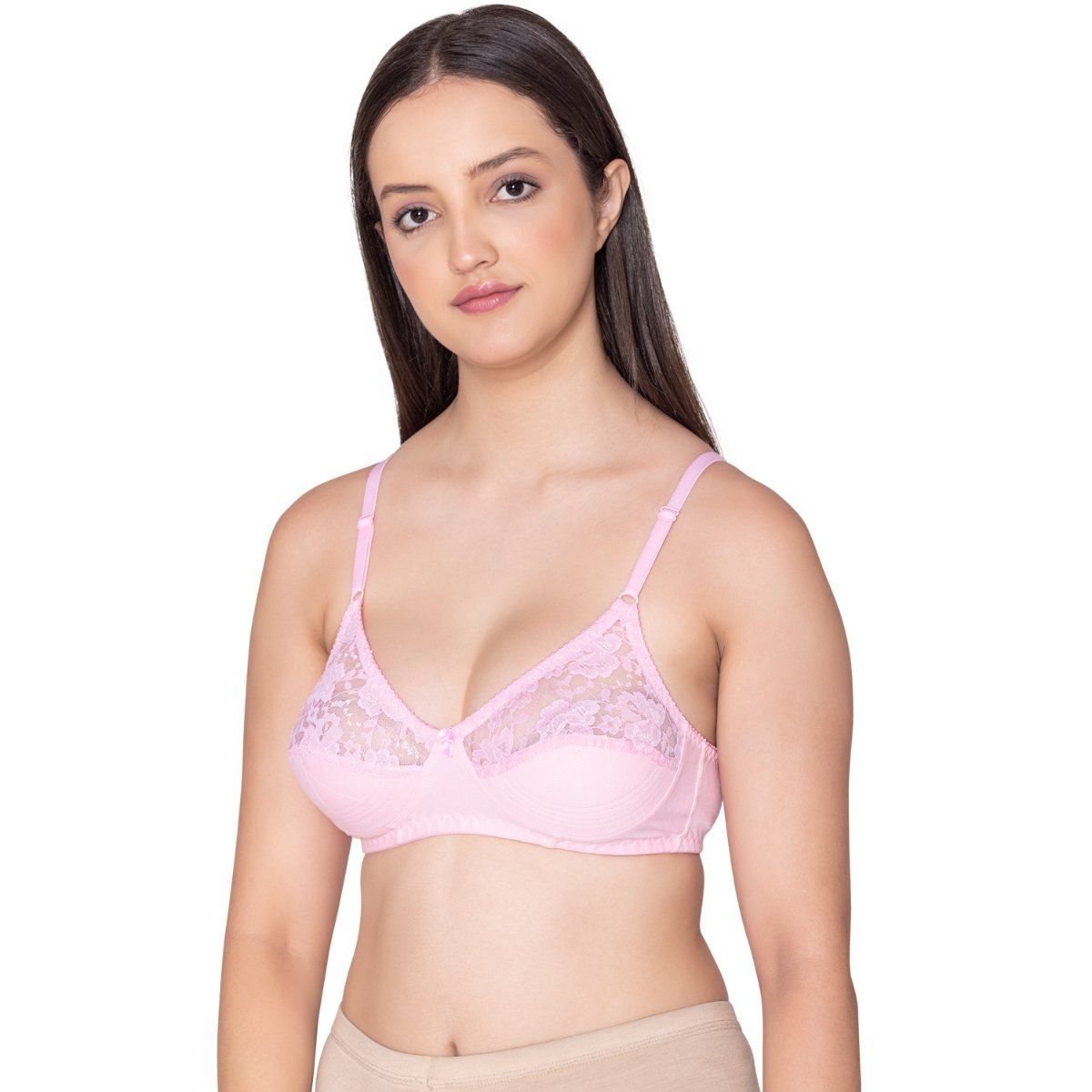 Bodycare Polycotton Pink Color Bra Pipi Pack Of Buy Bodycare Polycotton Pink Color Bra