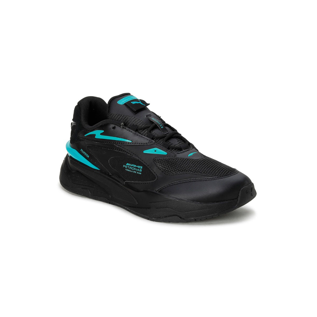 PUMA MERCEDES AMG RS FAST MS PETRONAS F1 RED BLACK DRIVING RACING ATHLETIC  SHOES