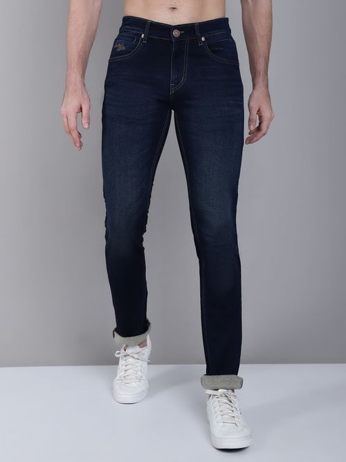 Buy Cantabil Casual Blue Men Denim Jeans Online