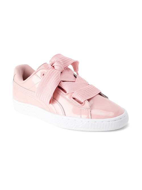 Buy Puma Basket Heart Patent WNS Casual Shoes Pink Online - Main Image