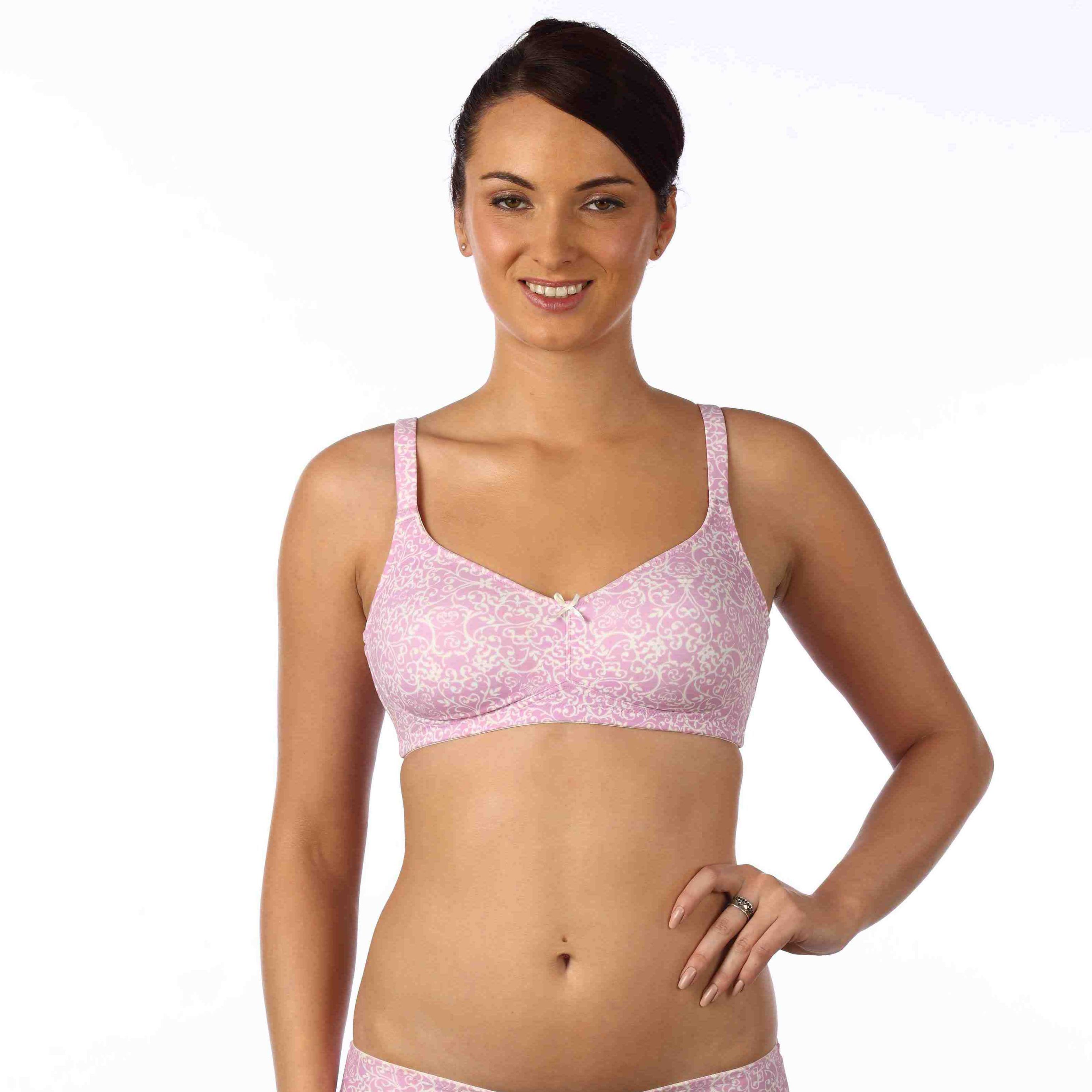 Buy Triumph Women's Pink Non Padded Wired Minimizer Bra Online