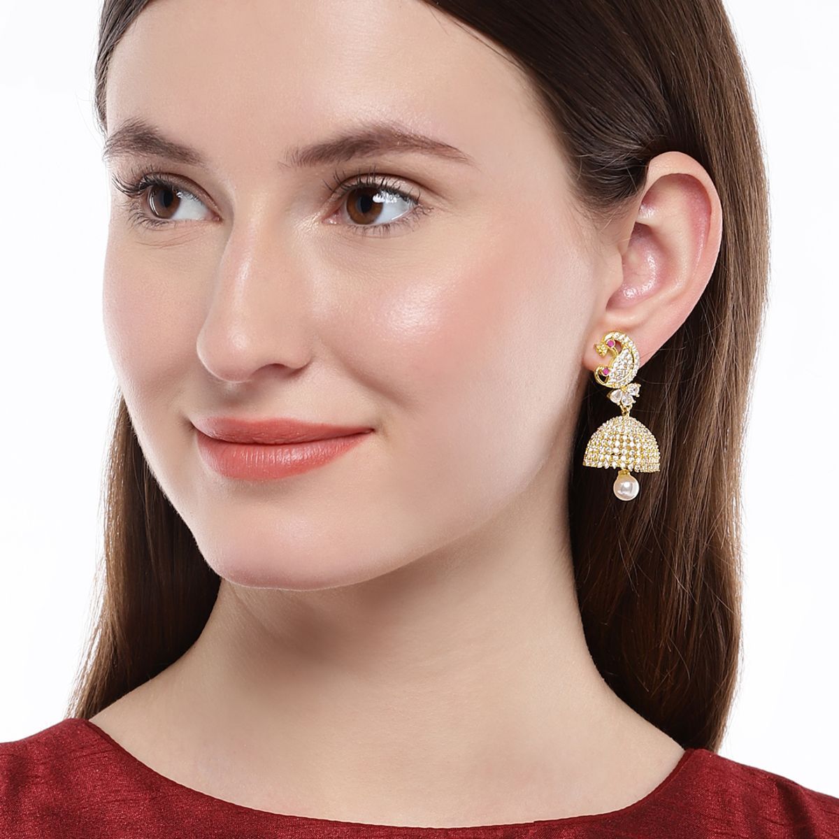 Gold My Love heartshaped earrings Kate Spade  Vitkac KR