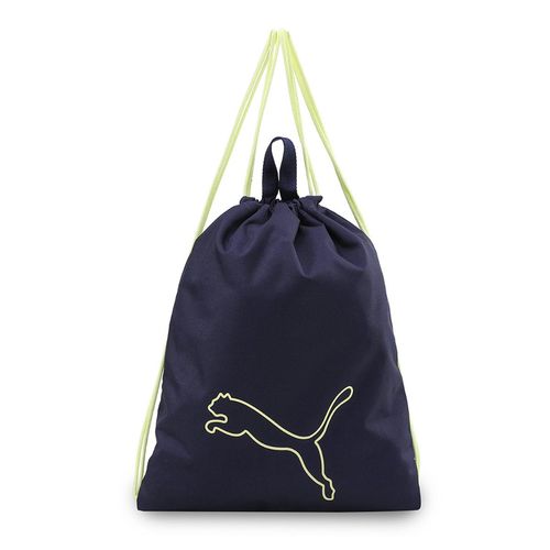 Puma Blue Solid Plus Gym Sack Backpack