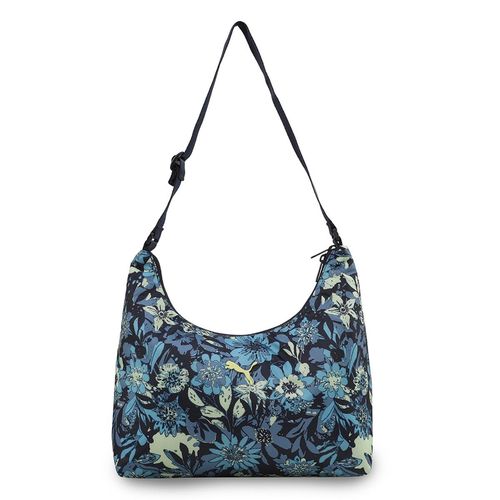Buy Puma Blue Solid Pop Women's Printed Slouchy Hobo Handbag Online