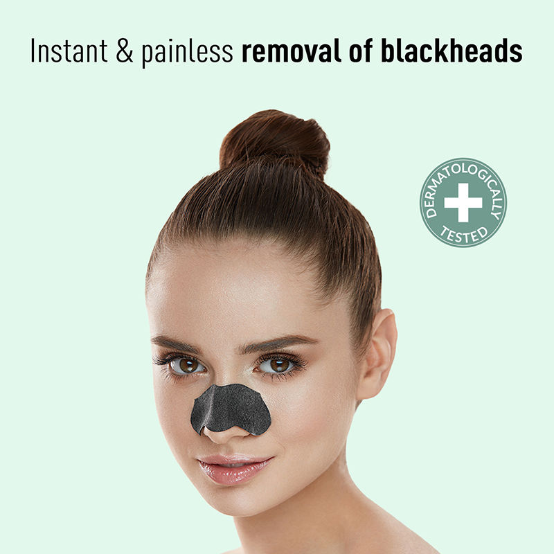 Sirona Natural Bamboo Charcoal Nose Strips for Women, Removes ...