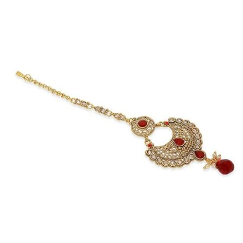 Buy Accessher Traditional Antique Bindiya Style Brass Ethnic Maang
