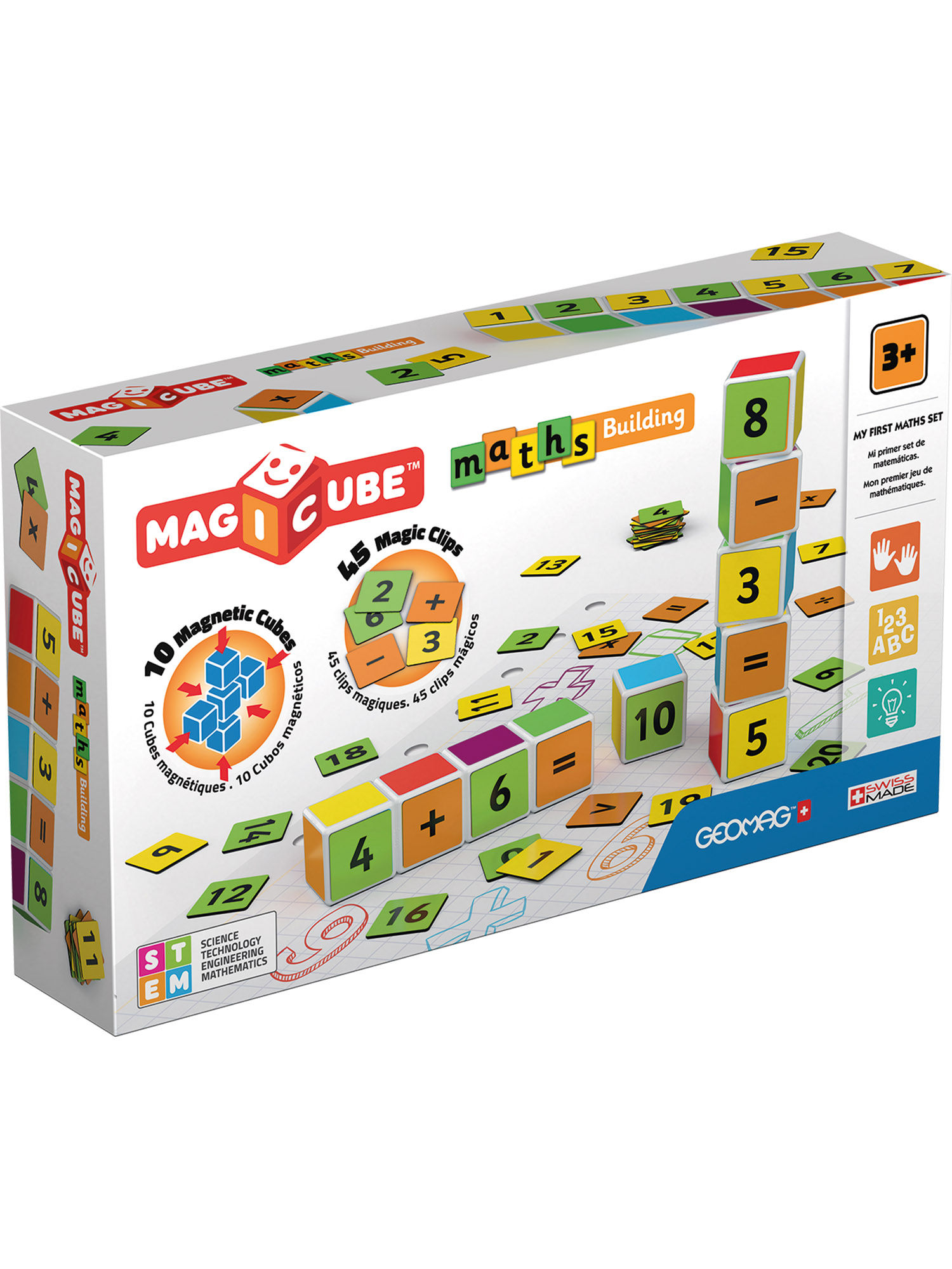 Geomag Magicube - Maths Building - Multi-Color