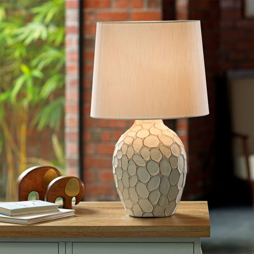 Ellementry Pebble Pot Lamp With Shade Ecomix: Buy Pebble Pot Lamp Shade Ecomix Online at Best in India Nykaa