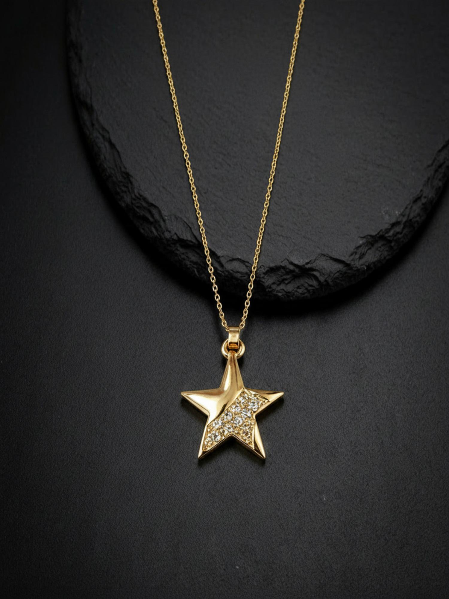 Buy Jewelz Gold Plated Star Pendant Necklace for Women Online