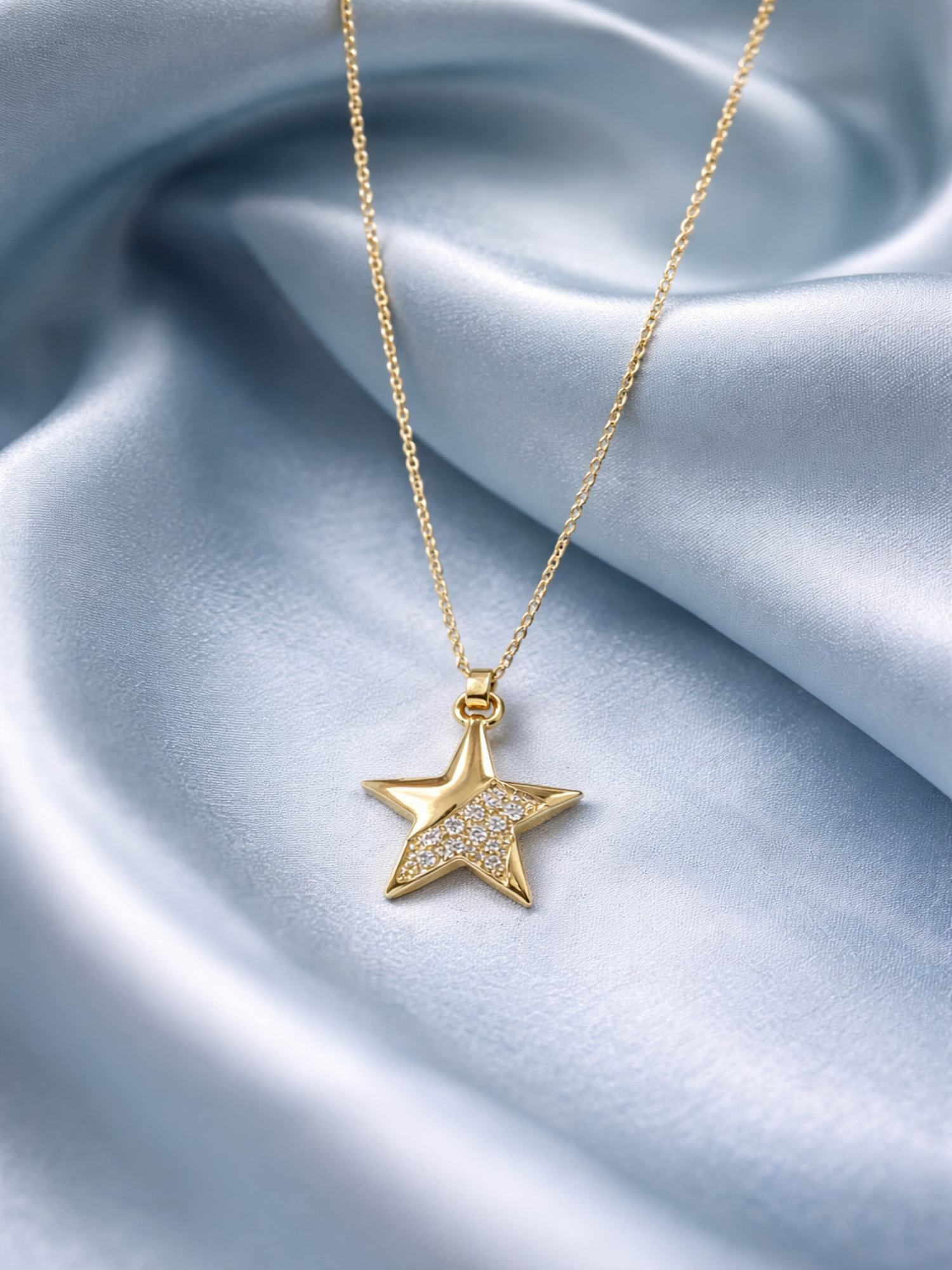 Buy Jewelz Gold Plated Star Pendant Necklace for Women Online