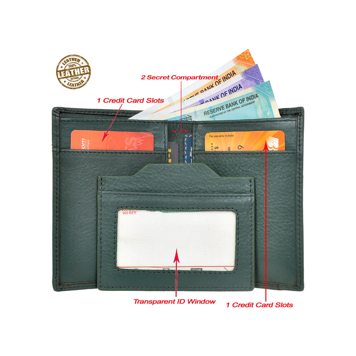 Allen Cooper Leather Wallets For Men Buy Allen Cooper Leather Wallets