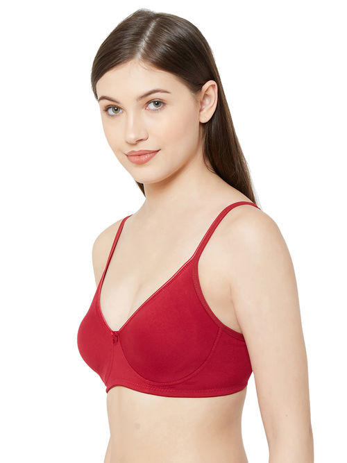 Buy Juliet Womens Non Padded Non Wired Bra Combo 1025 Maroon Grey Online
