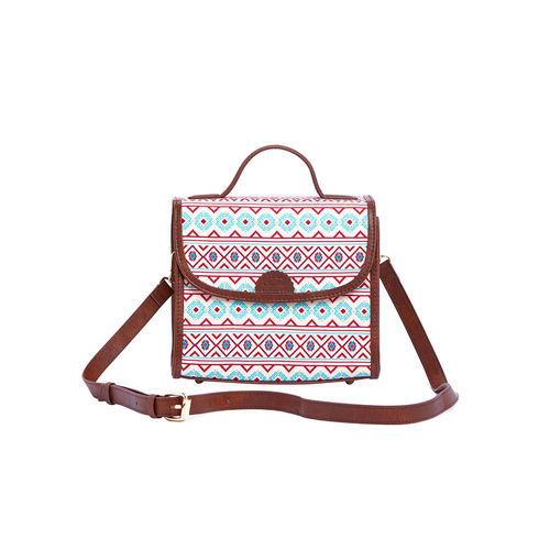 Buy Teal by CHUMBAK Mercado Aztec Crossbody Bag Online