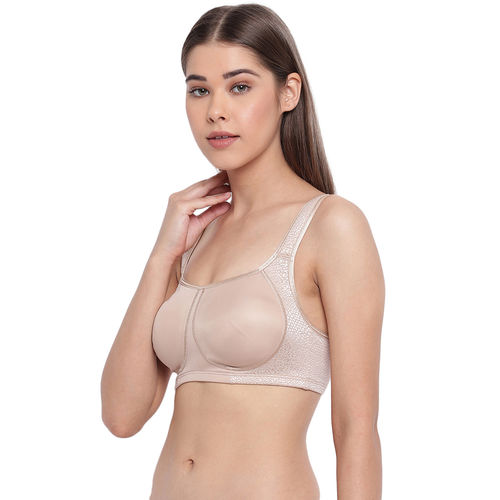 Enamor F048 Full Support Minimizer Bra - Nude