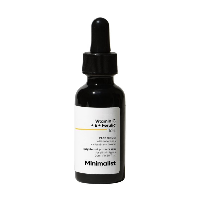 Minimalist 16% Vitamin C Serum With Vitamin E & Ferulic Acid For Brightening