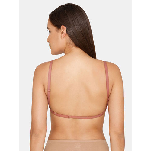 Buy Zivame Double Layered Non Wired Full Coverage Backless Bra - Deep  Cobalt (Set of 2) Online