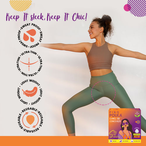 Buy PINQ POLKA Camel Toe Concealer Transparent Reusable Invisible