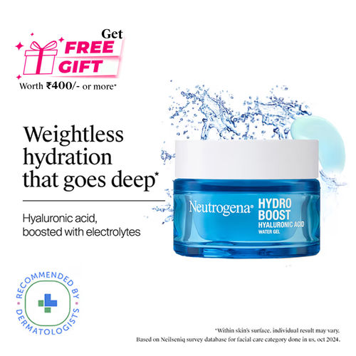 Neutrogena Hydro Boost Hyaluronic Acid Water Gel Light Face Moisturizer For Normal, Dry & Oily Skin
