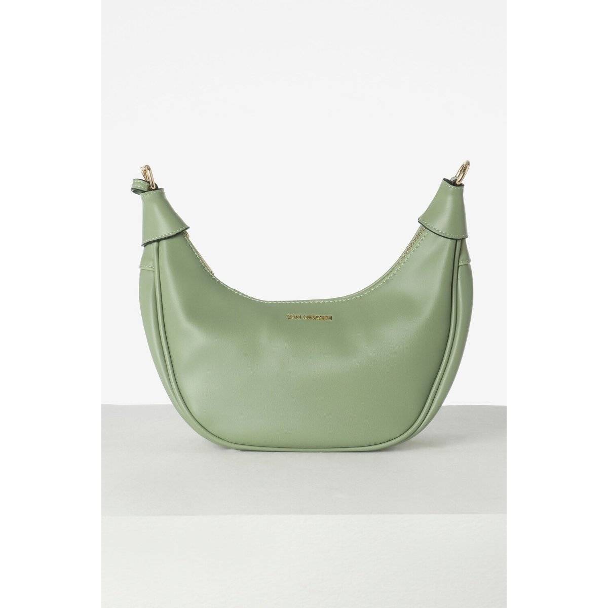 Van Heusen Women Green Solid Casual Sling Bag