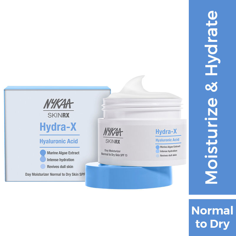Nykaa SKINRX Hyaluronic Acid Hydra X Day Moisturizer With SPF 15 For