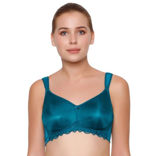 Buy Triumph Minimizer 151 Wireless Non Padded Comfortable Support Big Cup  Bra - Green Online
