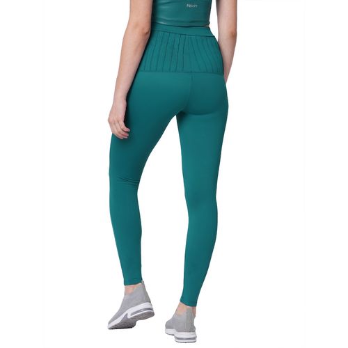 Pintuck Leggings with Slimming Waistband