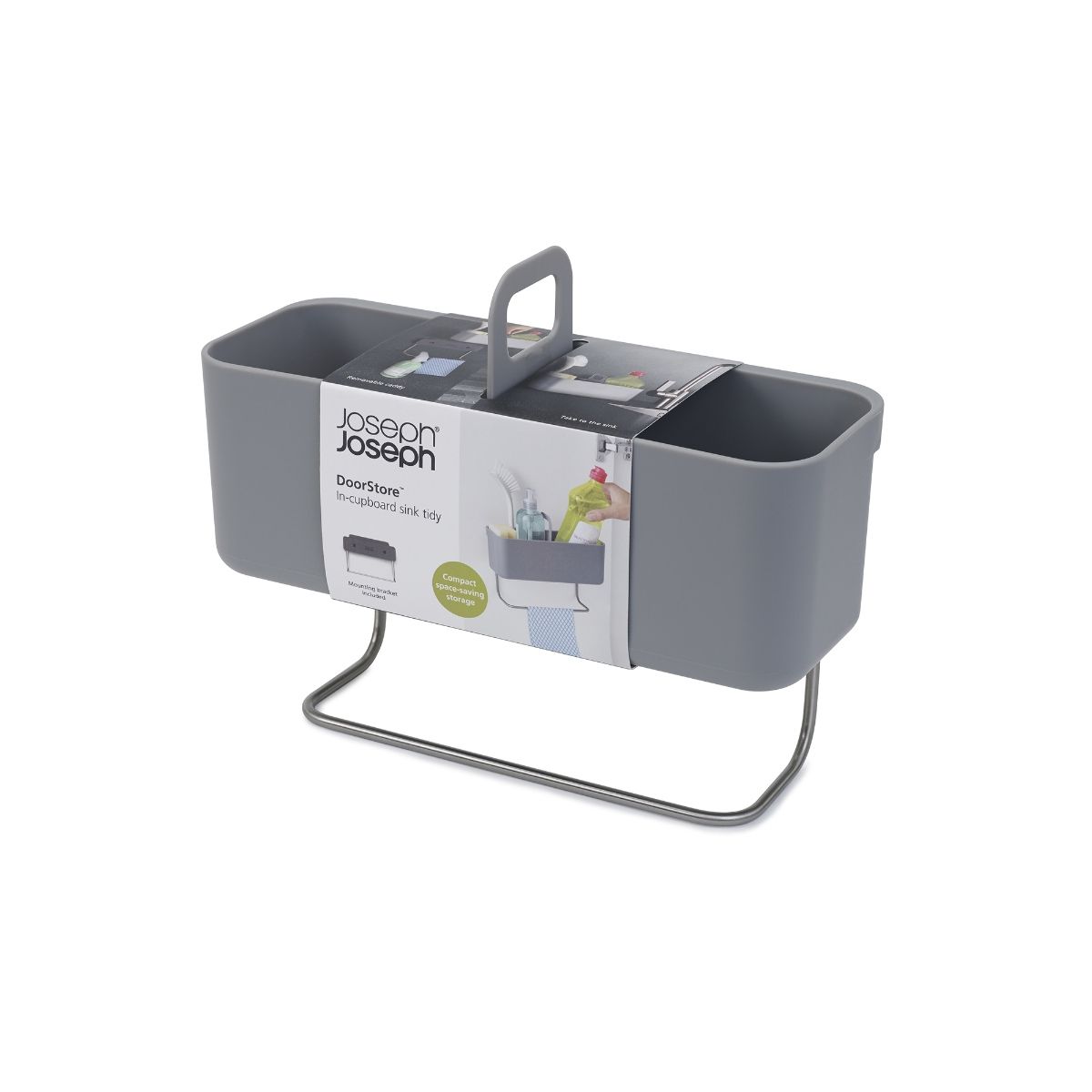 Buy Joseph Joseph DoorStore InCupboard Sink Tidy For thinKitchen, Grey