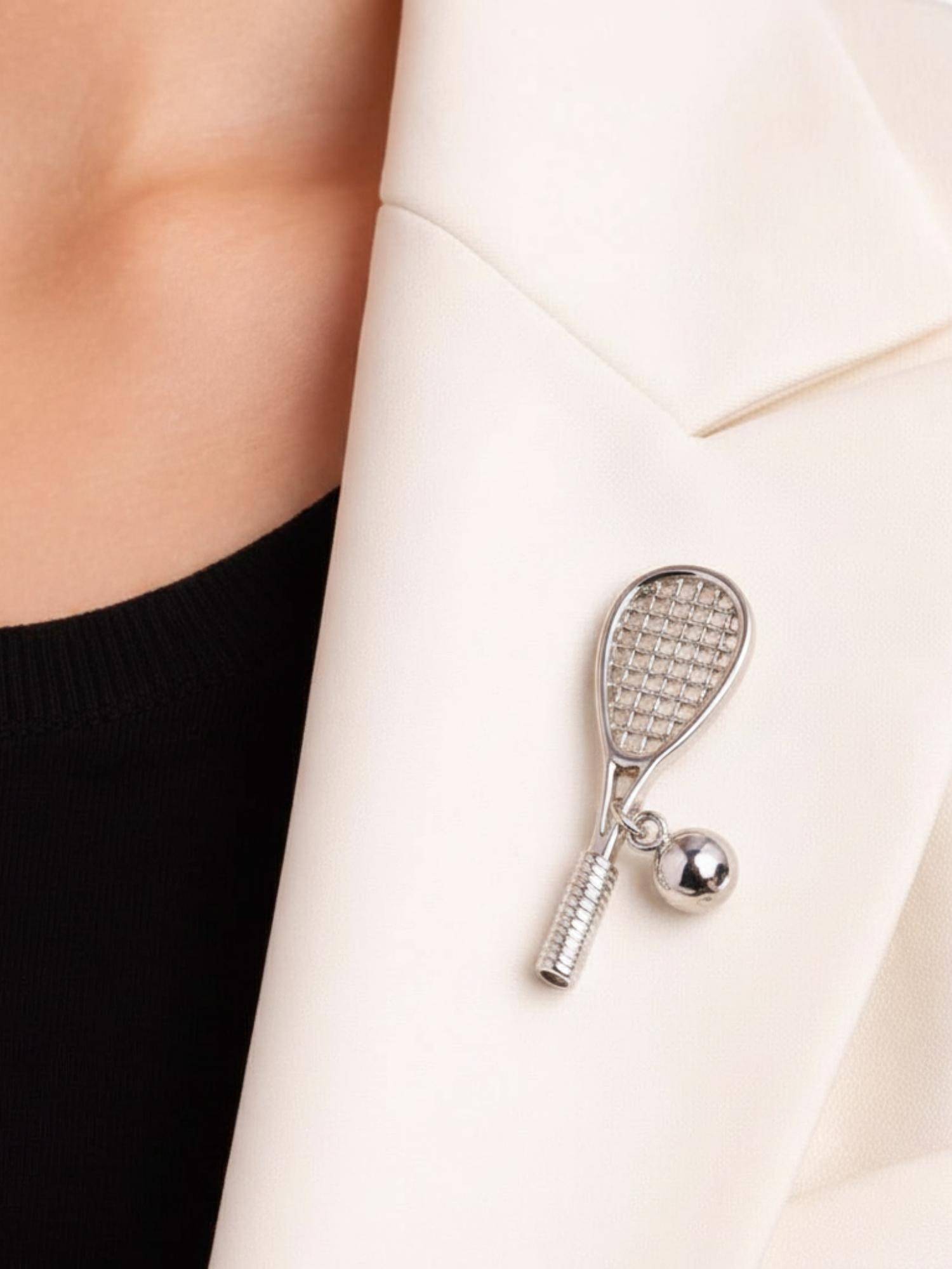 House of Pehr Silver Plated Squash Brooch
