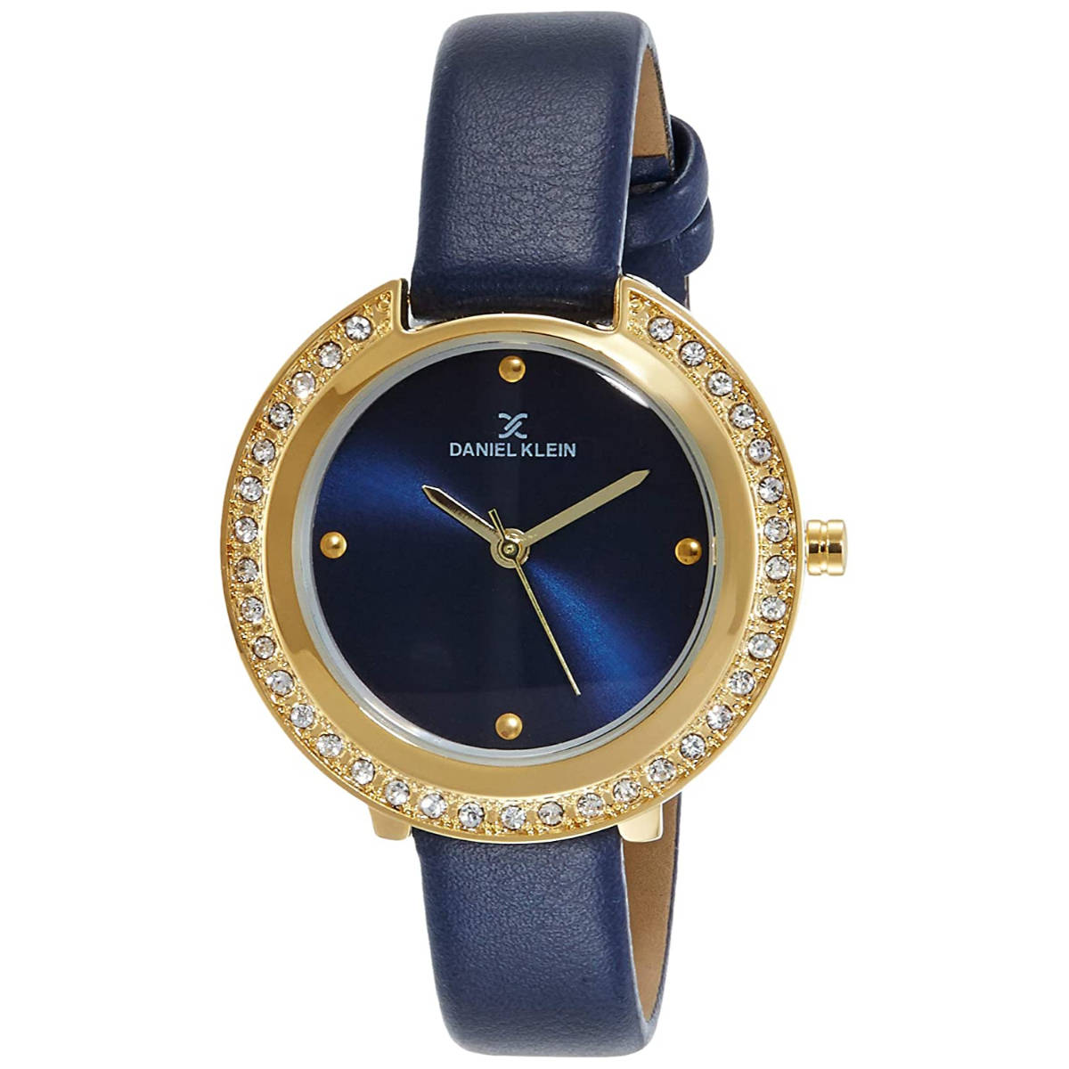 Daniel Klein Blue Color Watches For Women (dk11426-gp)