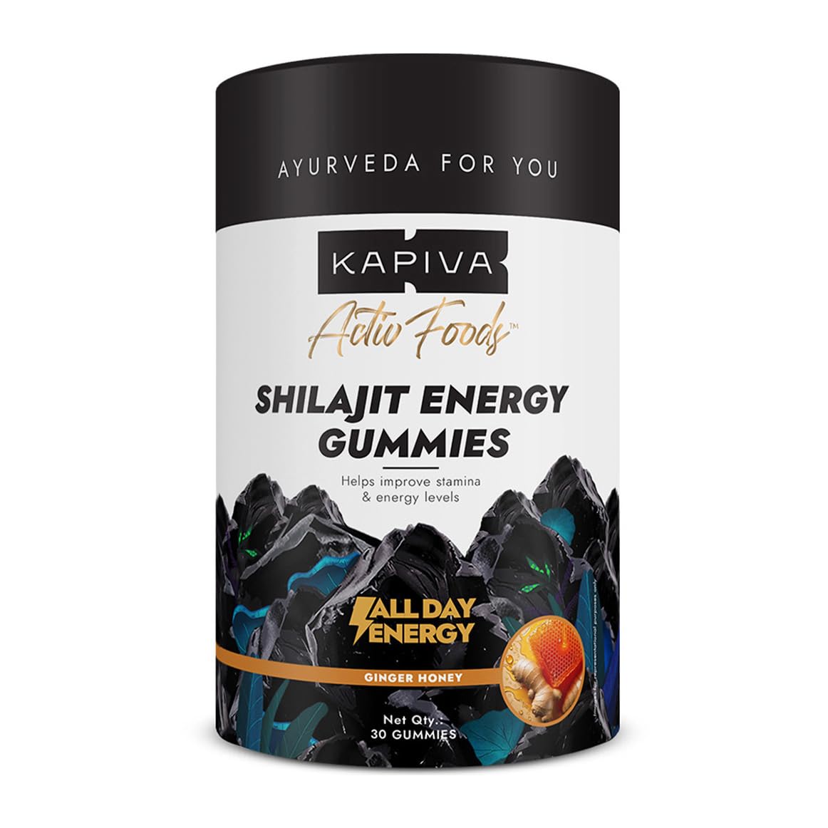 Kapiva Ayurveda Activ Foods Shilajit Energy Gummies
