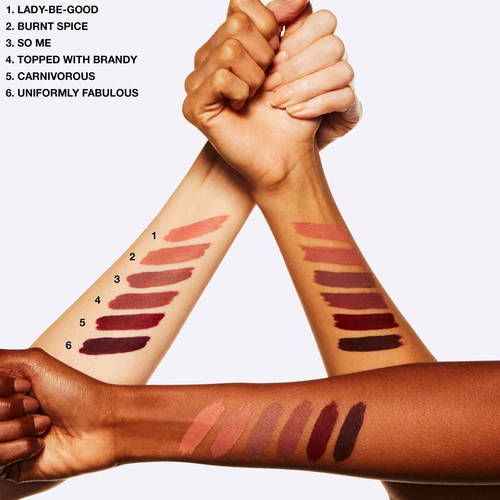MAC Retro Matte Liquid Lipcolour Swatches Retro Matte Liquid Lipcolour Carnivorous