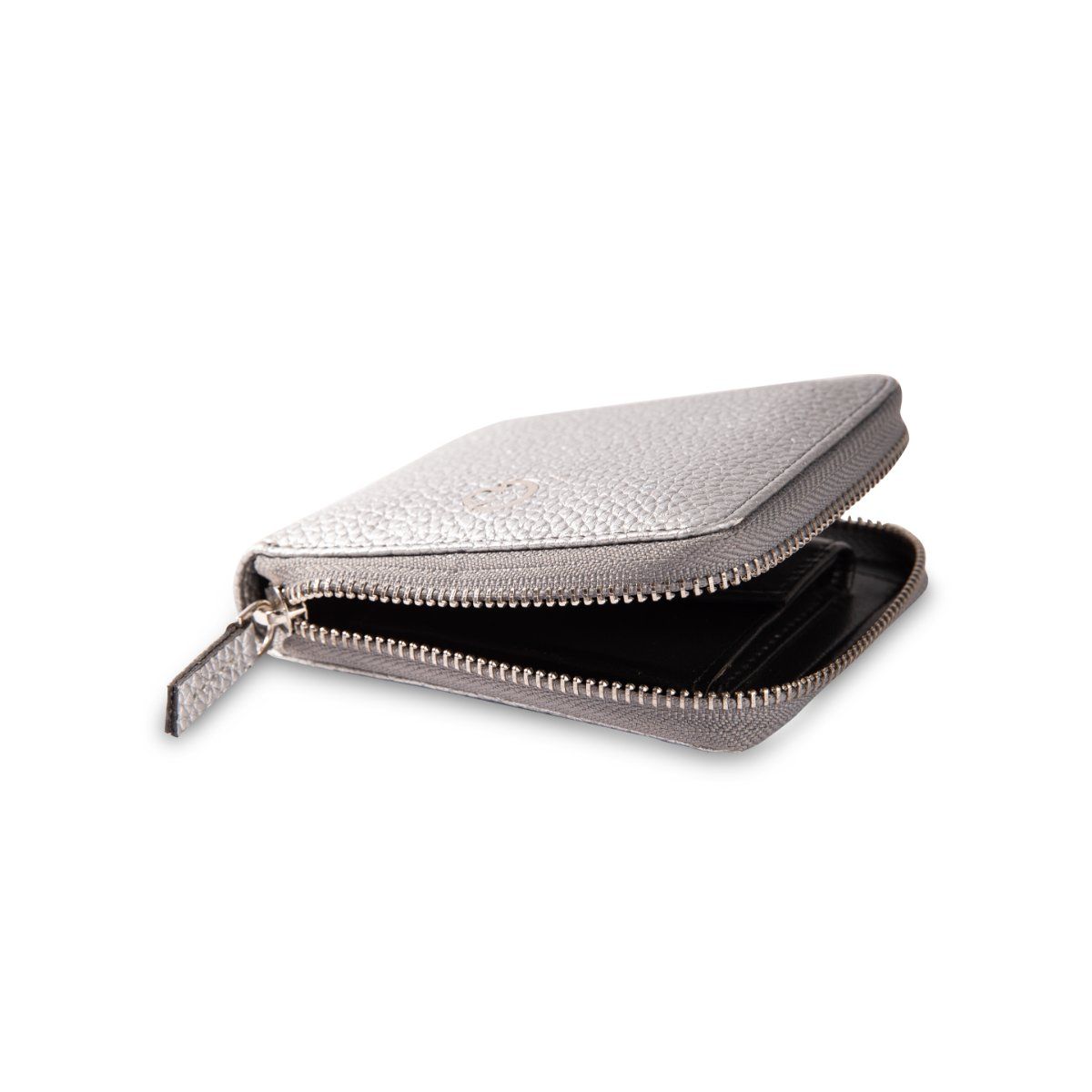 Buy Caprese Amelia Small Zip Around Silver Wallet Online