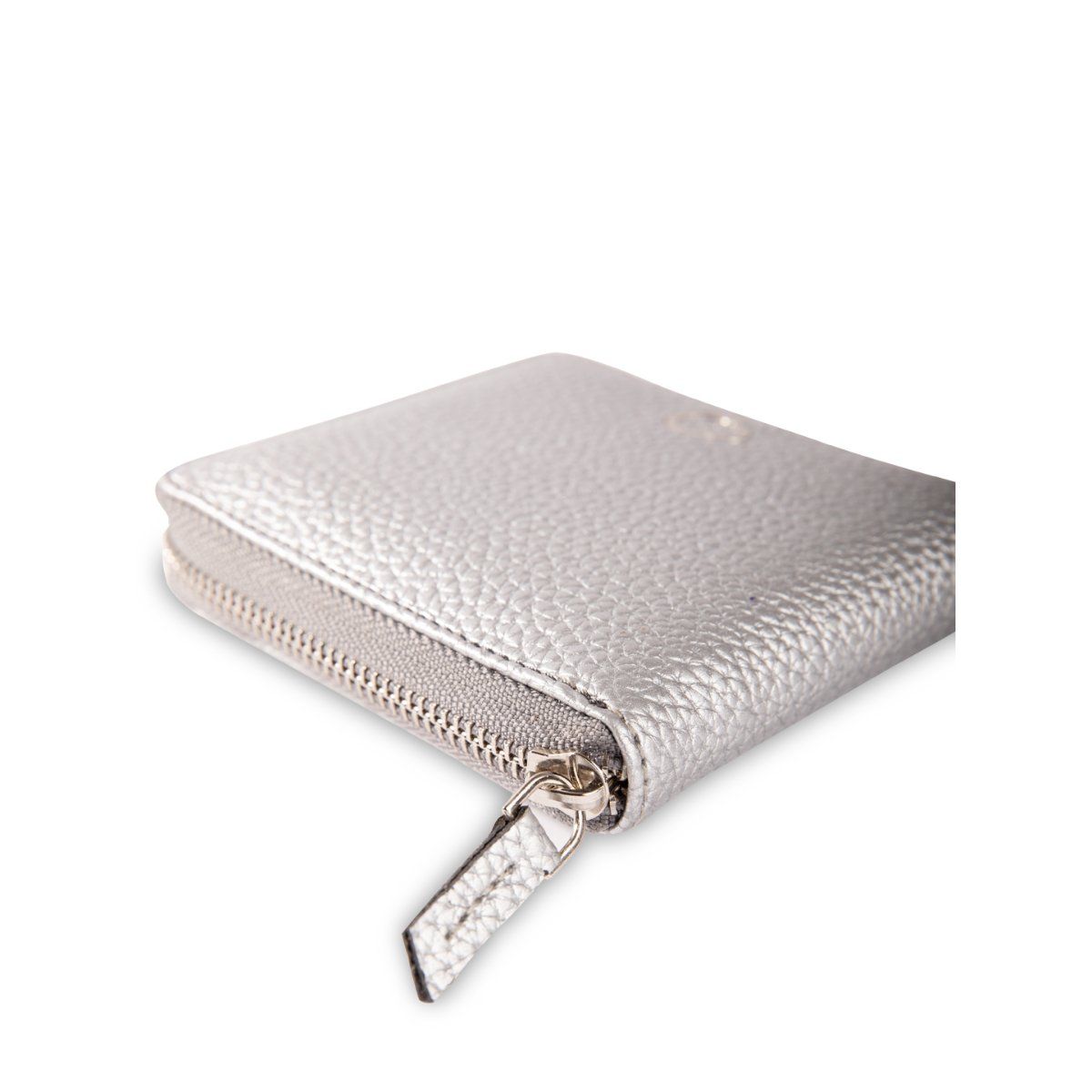 Buy Caprese Amelia Small Zip Around Silver Wallet Online