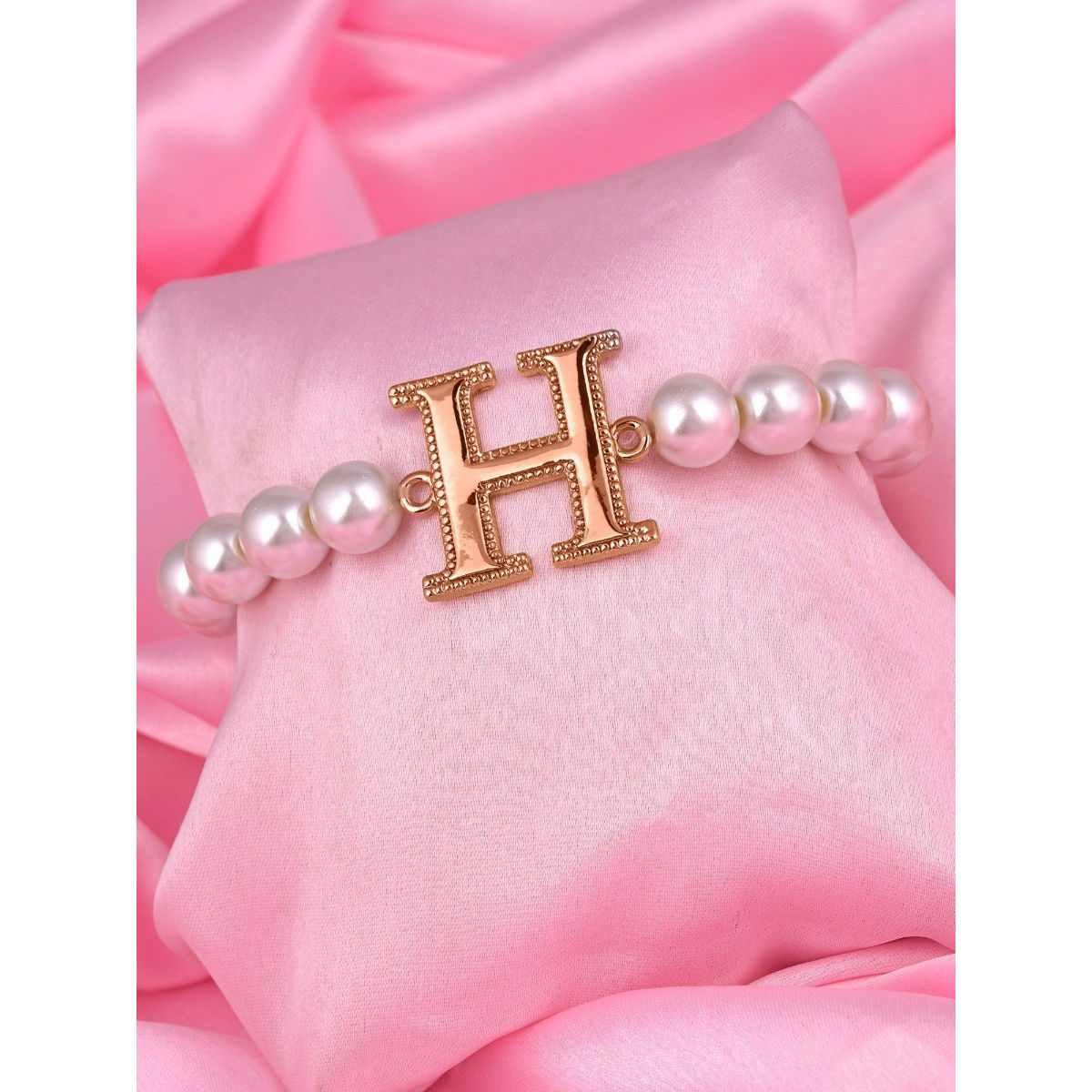 H deals letter bracelet