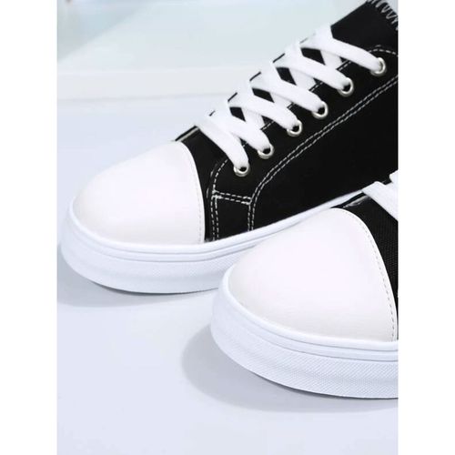 Shoetopia Sneaker Smart Casual Comfortable Walking Black Shoes For Women &  Girls