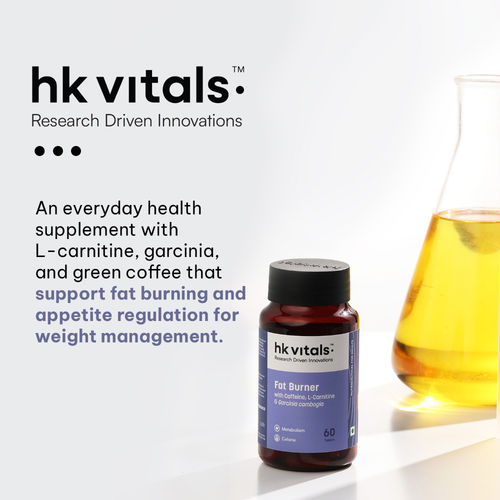 Buy HealthKart HK Vitals Fat Burner With L-Carnitine, Garcinia Cambogia, &  Caffeine Tablets Online