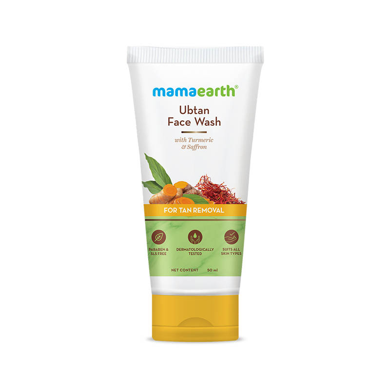 Mamaearth Ubtan Face Wash With Turmeric & Saffron