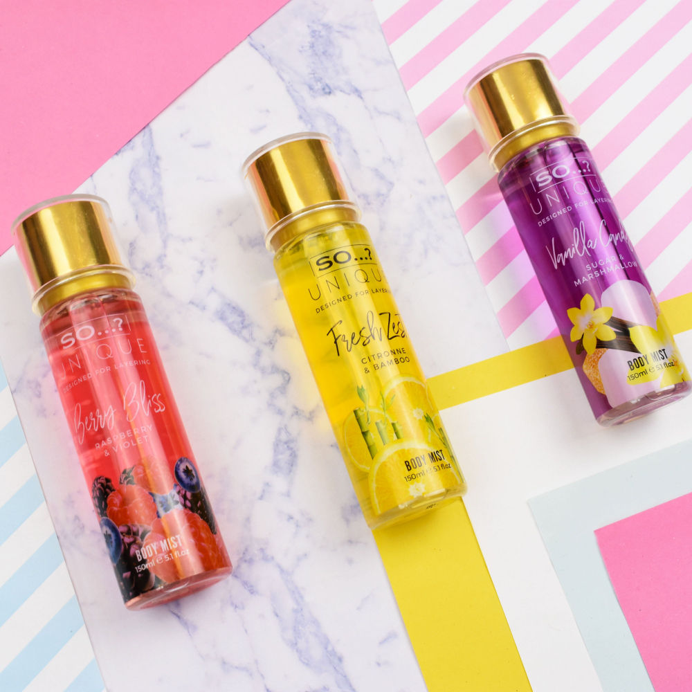 SO Fragrance Unique Fresh Zest Body Mist for Women