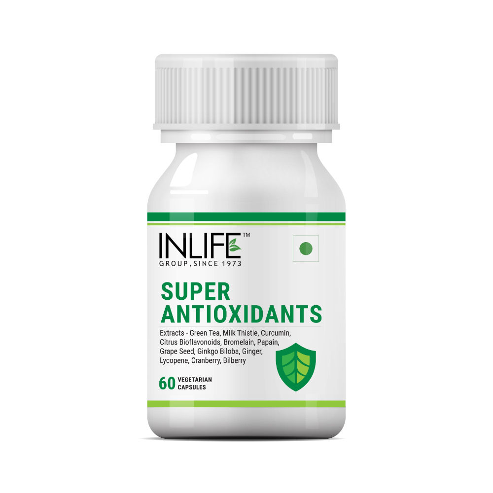 INLIFE Super Antioxidants Immuno Booster Immune Care Supplement 60 Veg Capsules