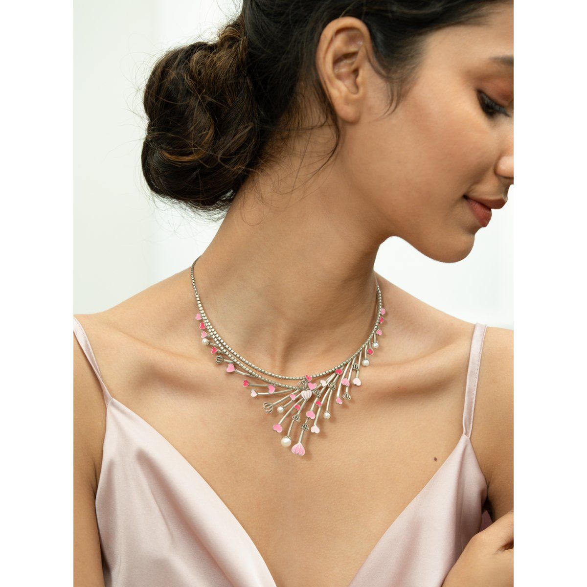 Buy Rose Gold Necklaces & Pendants for Women by MYKI Online | Ajio.com