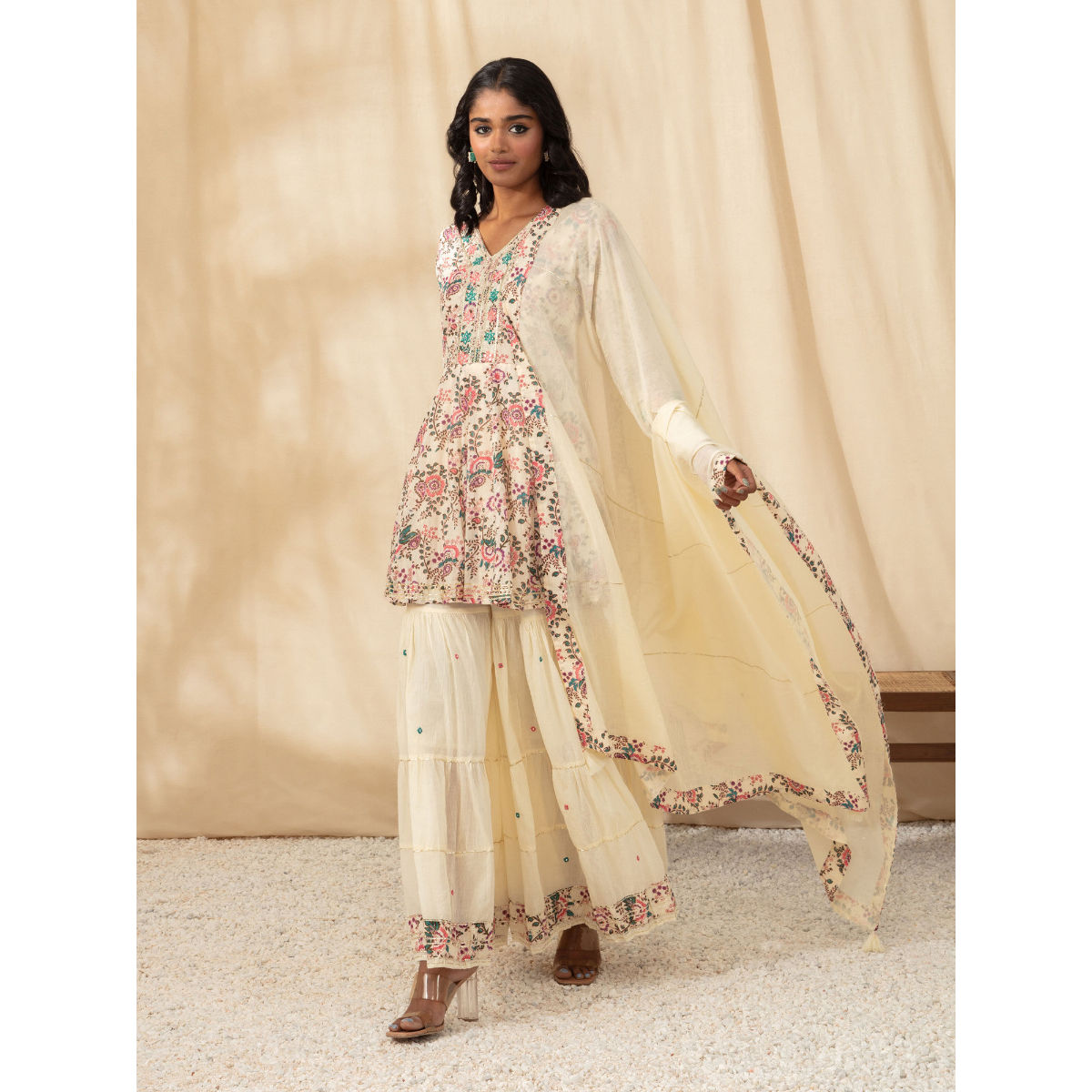 nykaa fashion sharara suit