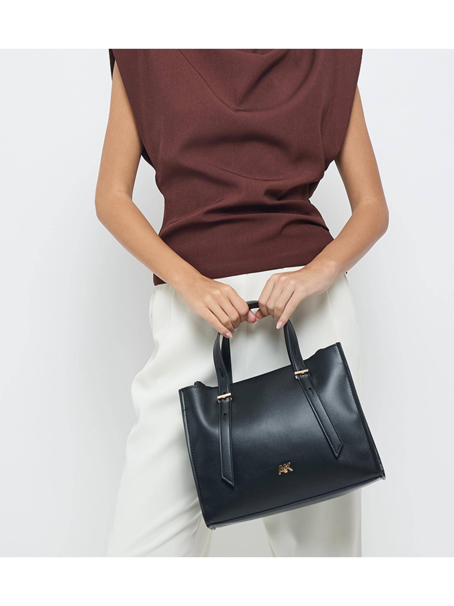 Anne Klein Black Women Satchel