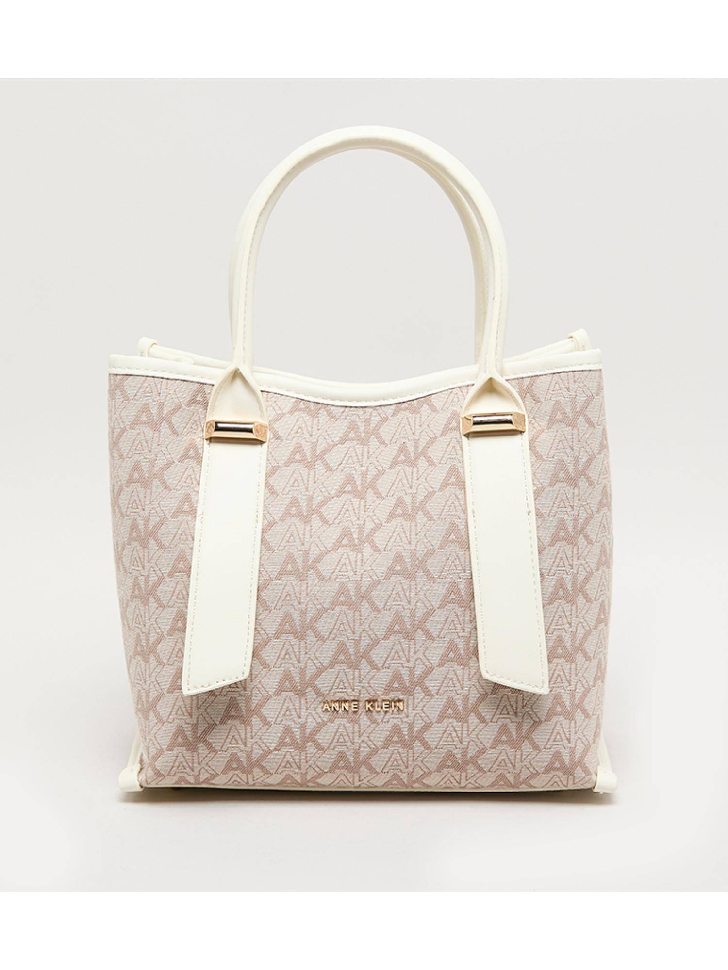 Anne Klein Off White Women Tote Bag