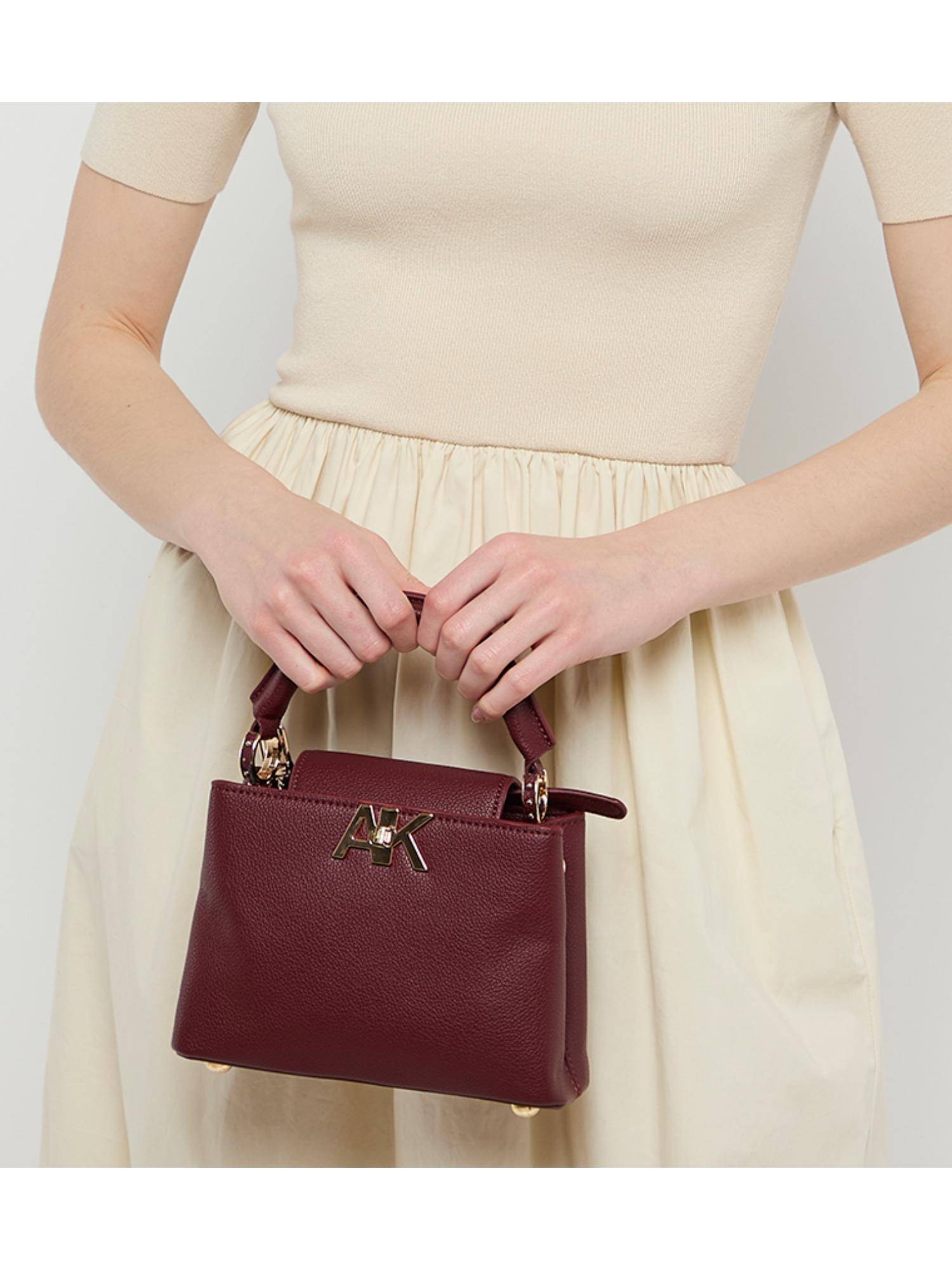 Anne Klein Wine Women Satchel