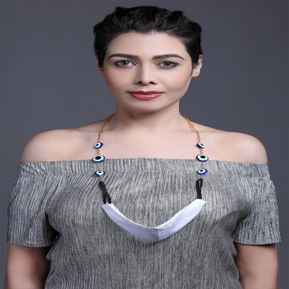 Tipsyfly Chunky Evil Eye Mask chain Buy Tipsyfly Chunky Evil Eye Mask
