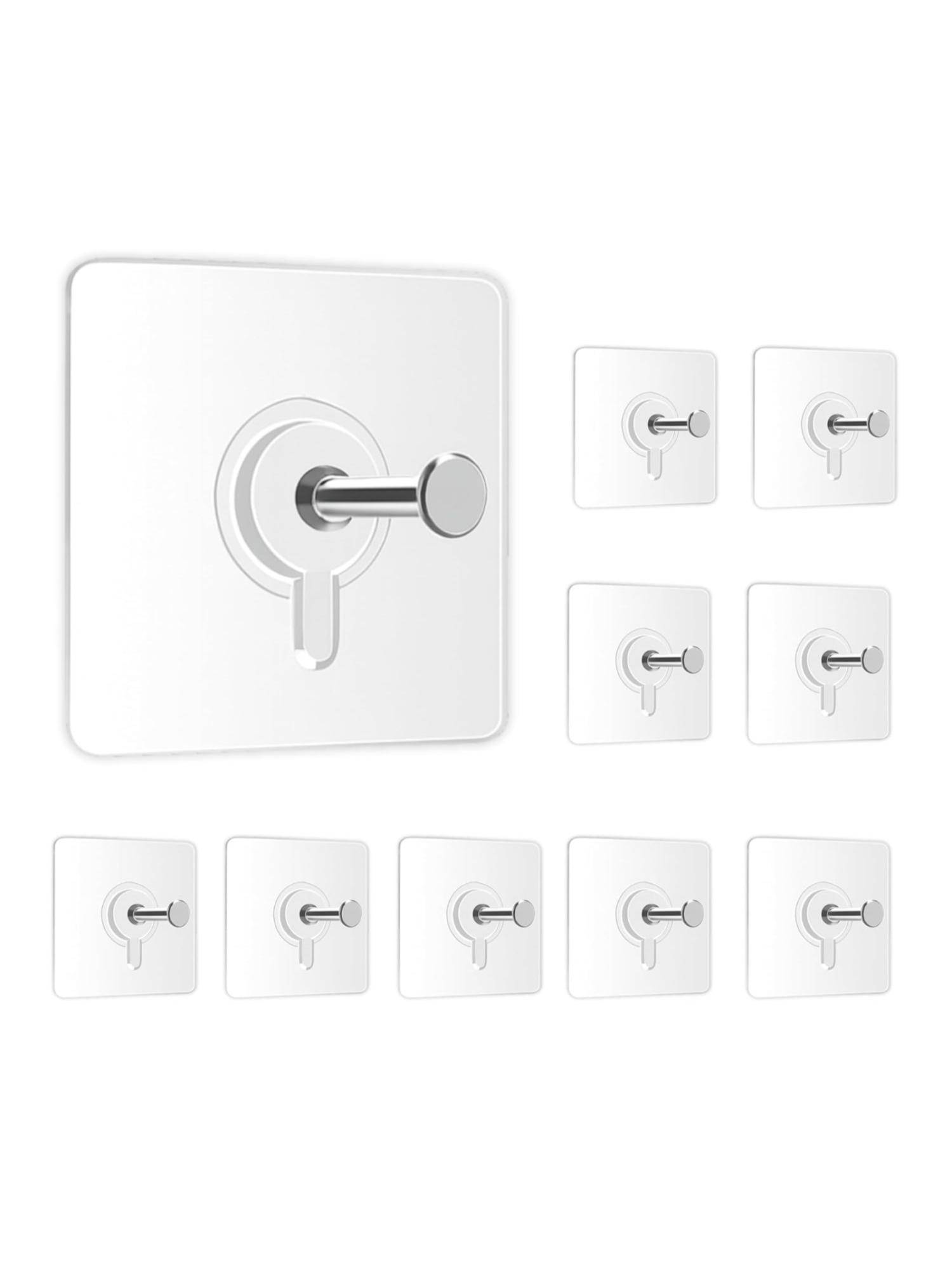 Awestuffs Photo Frame Hooks for Wall Without Drilling (Pack Of 10)