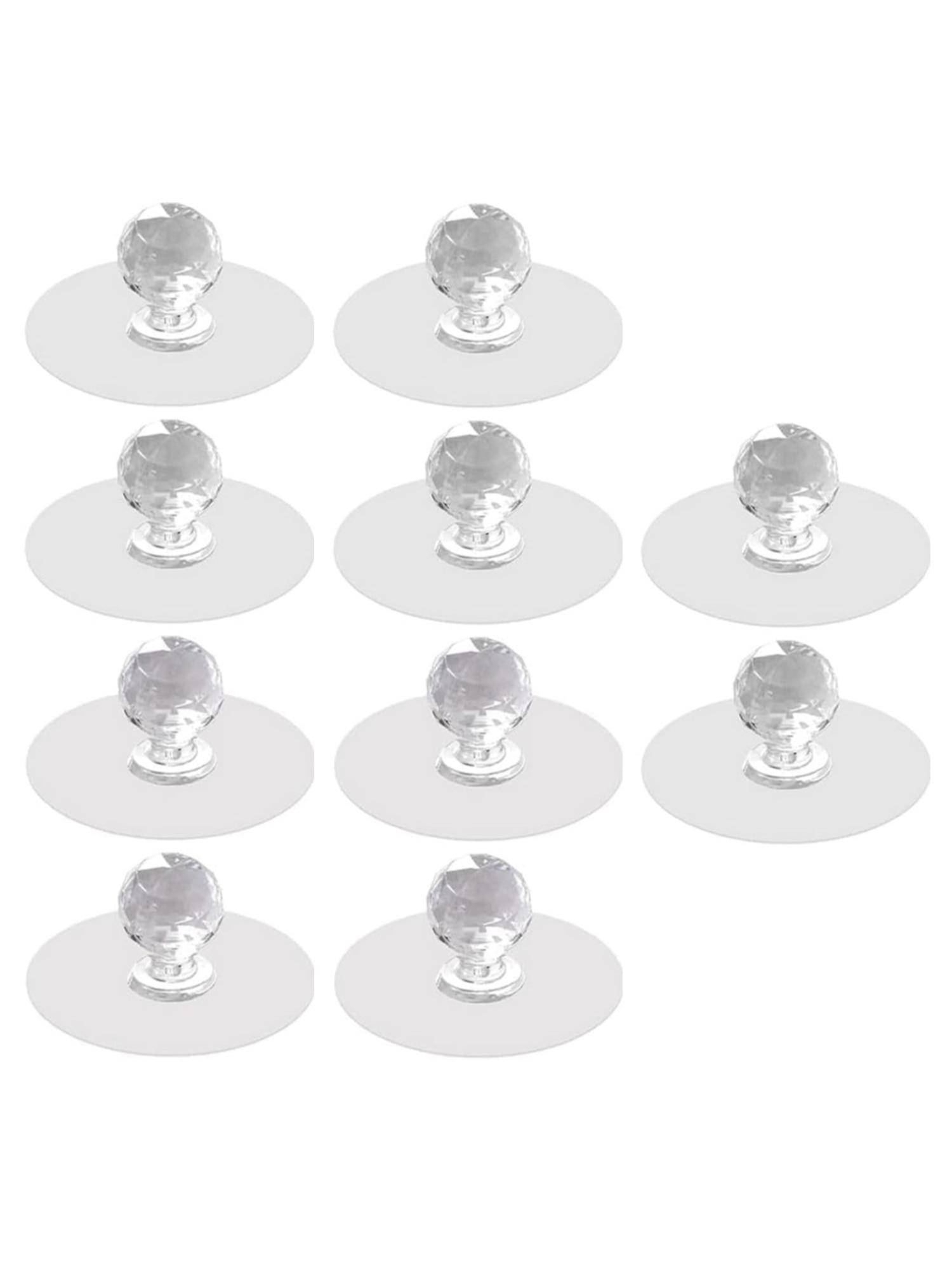 Awestuffs Self-Adhesive Wall Sticker Hooks (Pack Of 10)