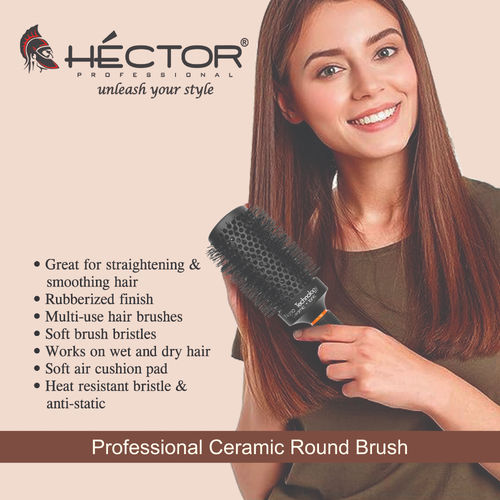Hector Professional Round Brush Heat Proof For Salon 53mm