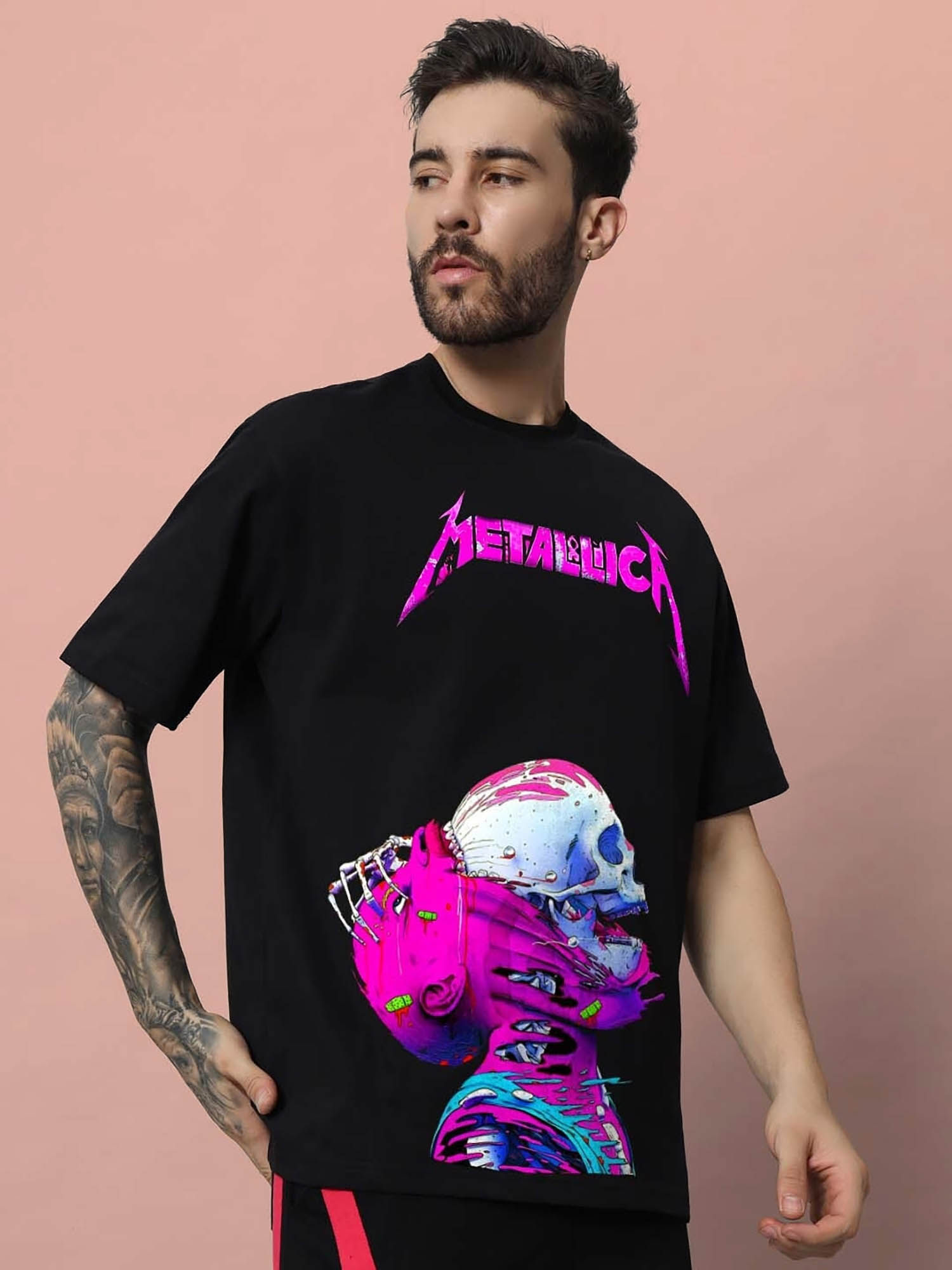 Metallica oversized t shirt best sale