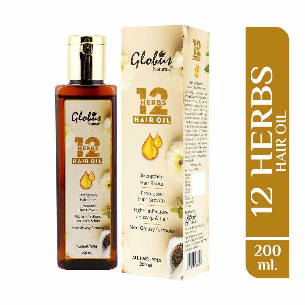 Globus Naturals 12 Herbs Hair Growth Oil